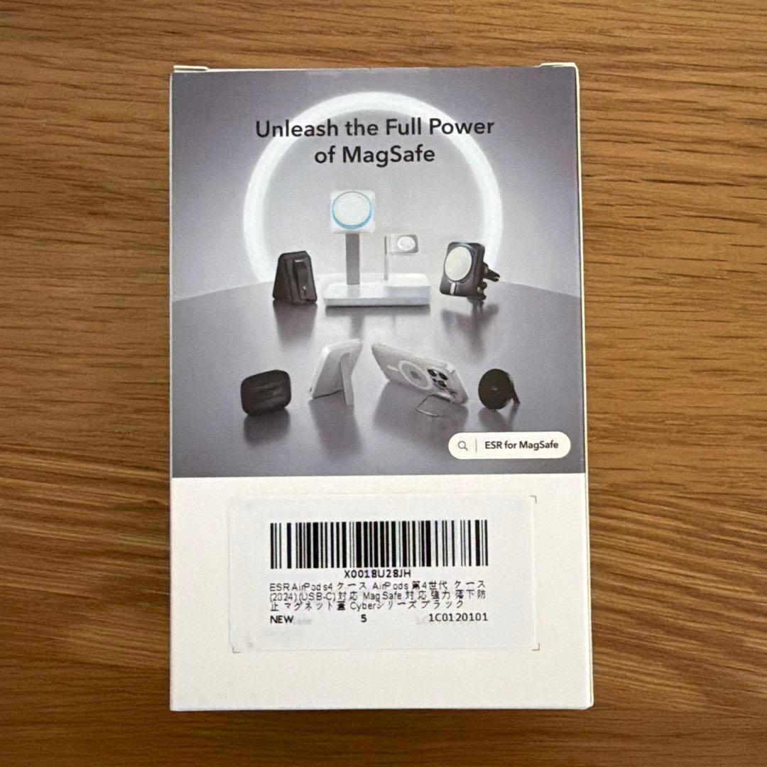 【未開封】AirPods 4 ノイキャンあり　ESRケース付き