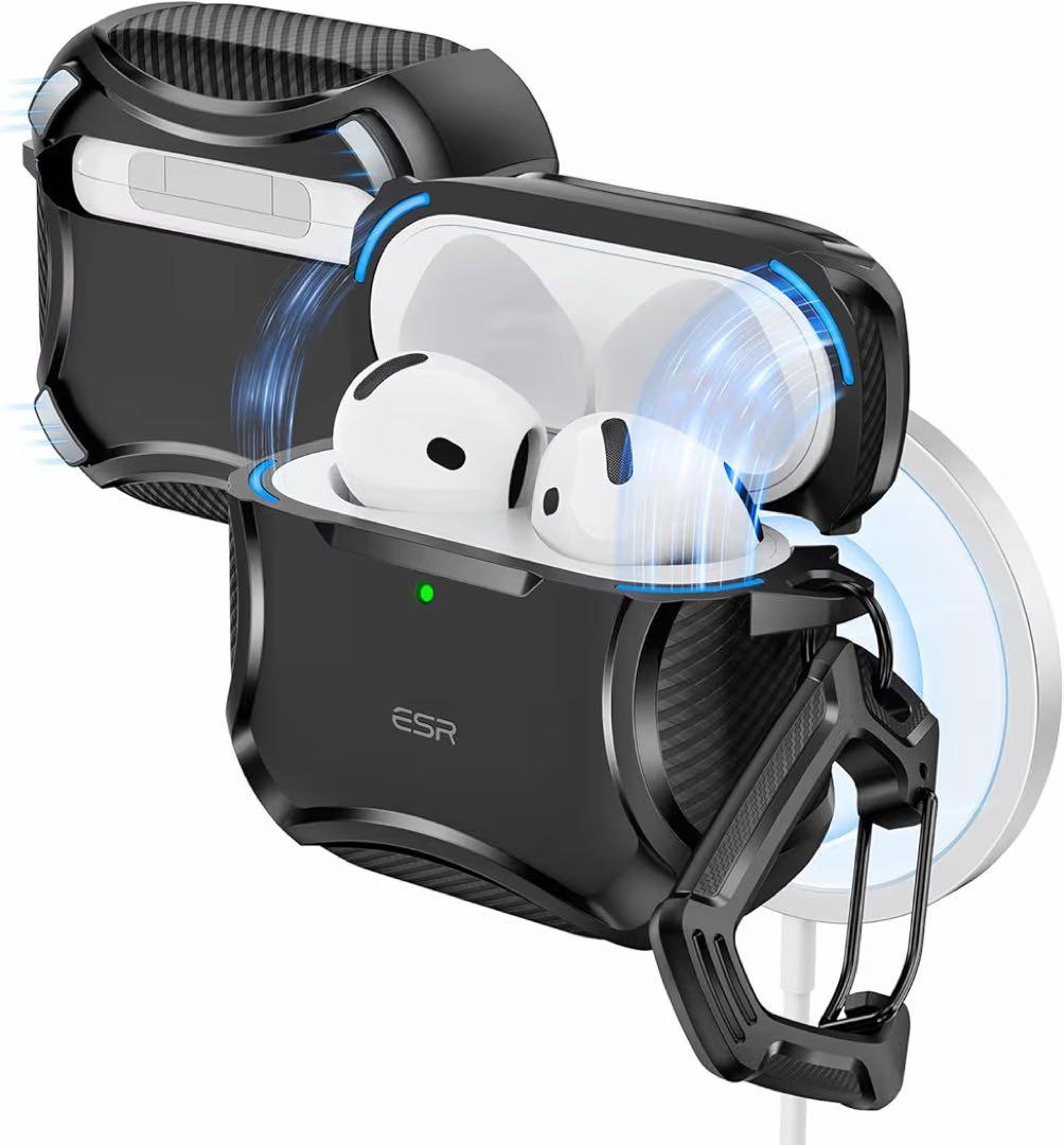 【未開封】AirPods 4 ノイキャンあり　ESRケース付き