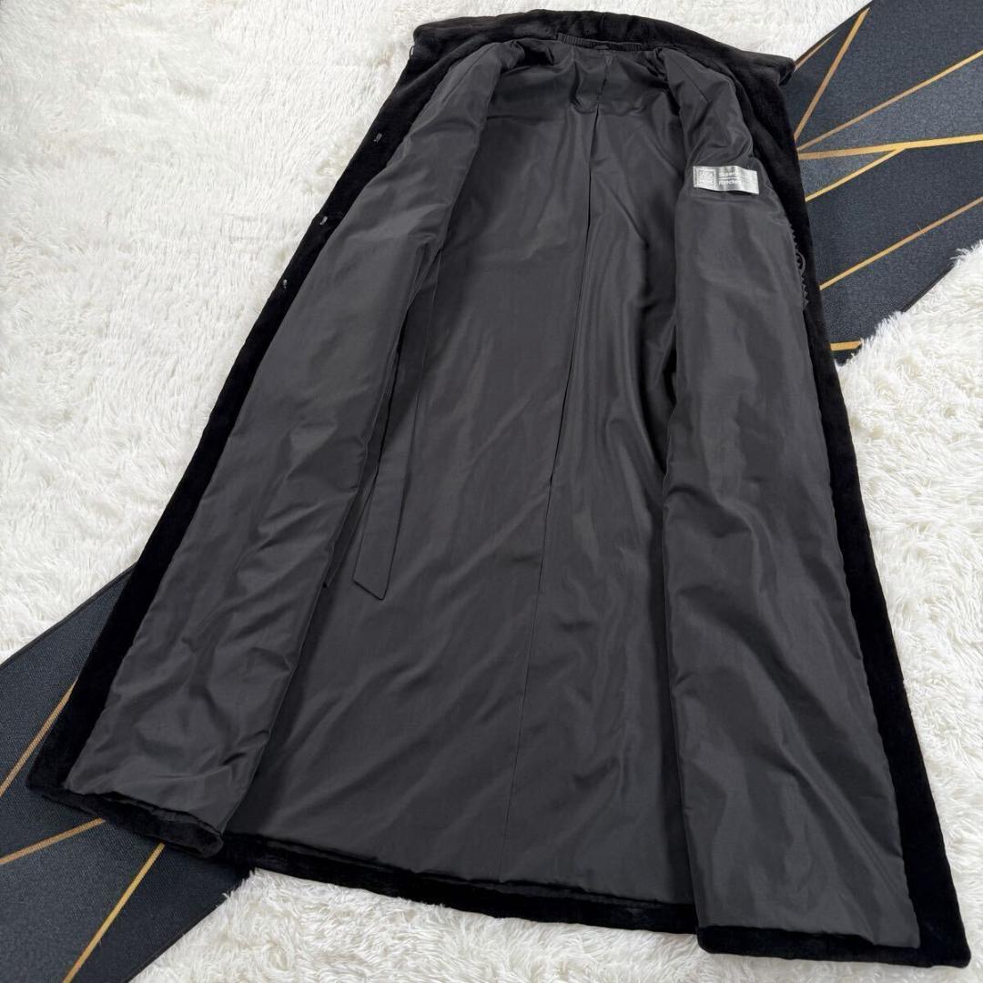 総丈132㎝ サガミンク シェアード コート ロング XL相当 AA140