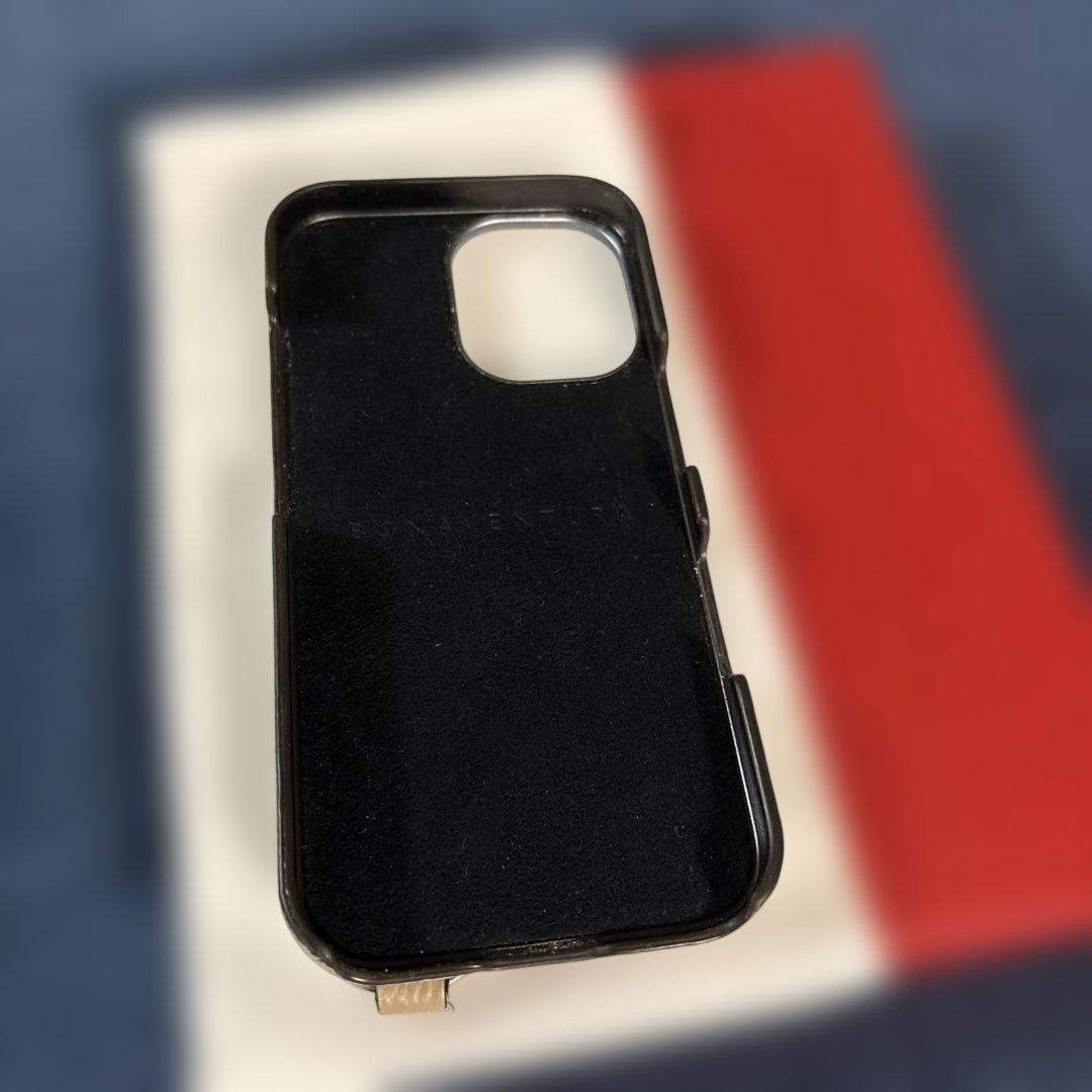 1/4のみ価格BONAVENTURA レザー iPhone16ケース グリーン