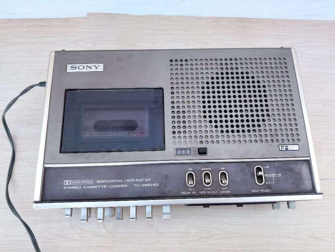 SONY カセットデンスTC-2850SD伝説名機動作訳あり(よ70)
