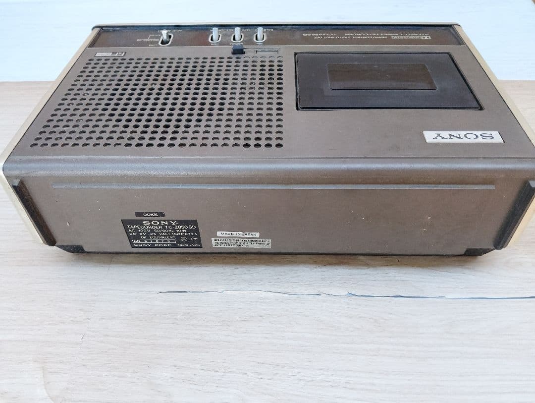 SONY カセットデンスTC-2850SD伝説名機動作訳あり(よ70)