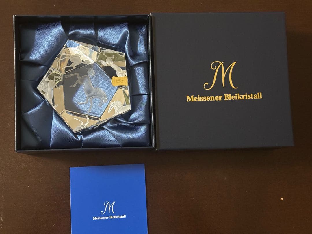 マイセン クリスタル 干支 オーナメント 馬