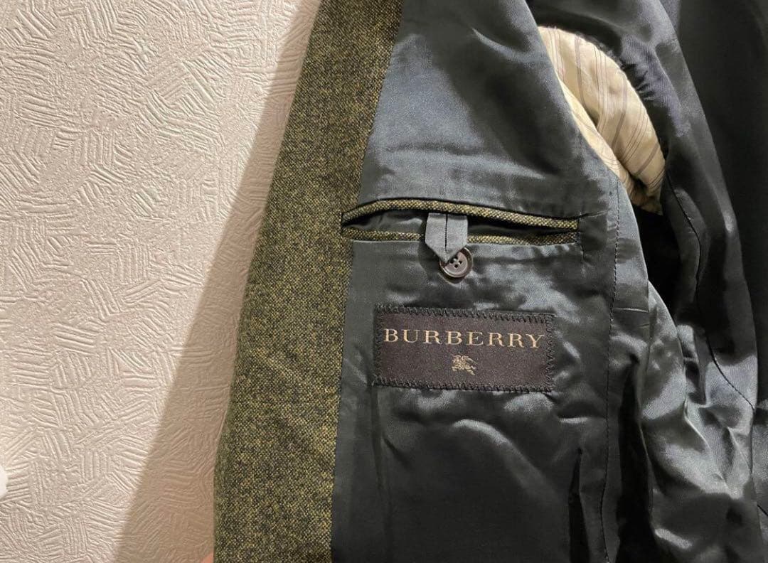 イタリア製 BURBERRY ツイード ハンティング ジャケット / バーバリー