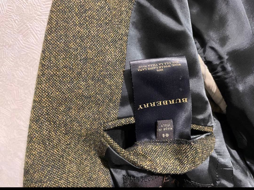 イタリア製 BURBERRY ツイード ハンティング ジャケット / バーバリー