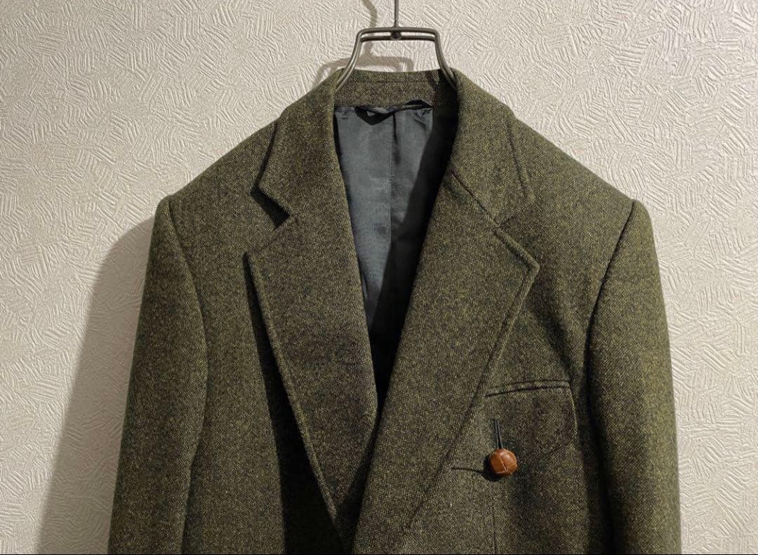 イタリア製 BURBERRY ツイード ハンティング ジャケット / バーバリー