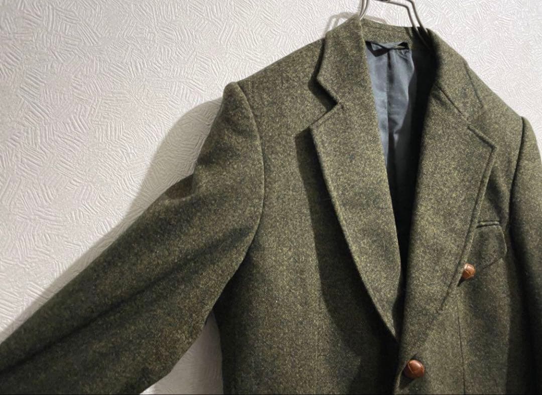 イタリア製 BURBERRY ツイード ハンティング ジャケット / バーバリー