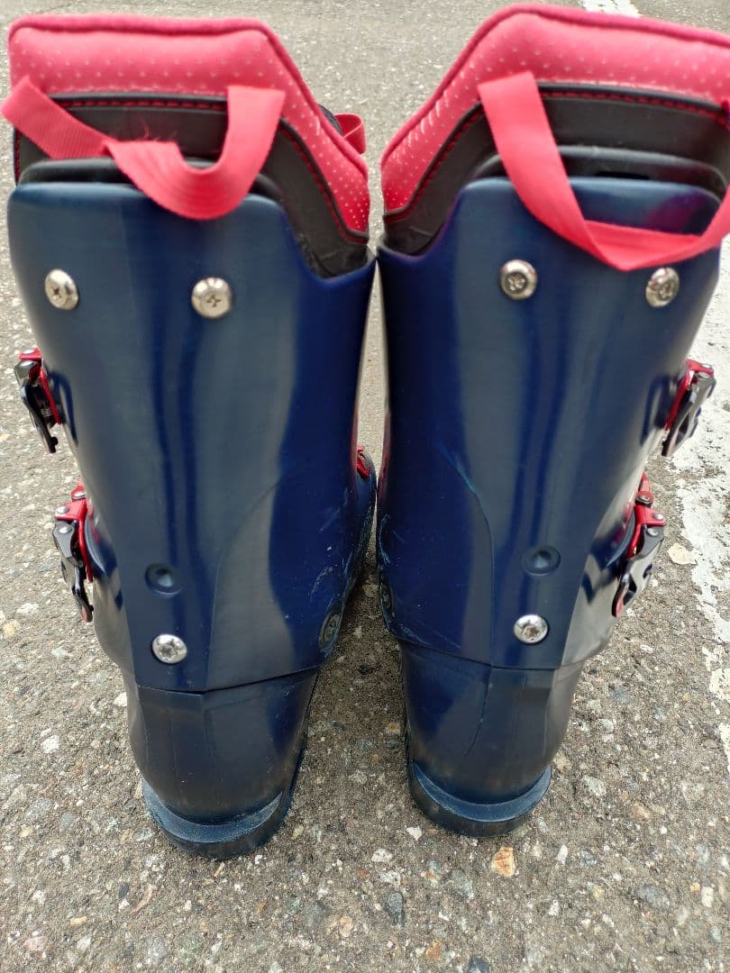 REXXAMスキー靴REVO100M ネイビー/レッド 4バックル