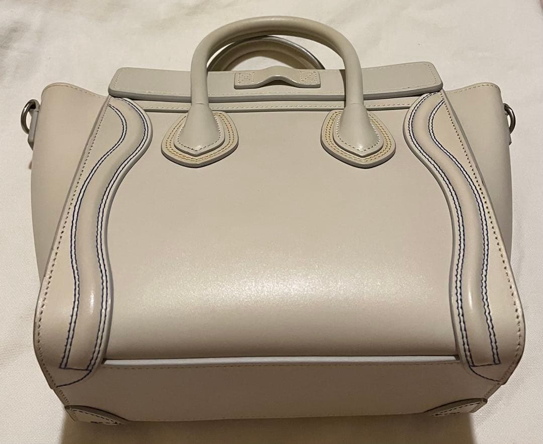 美品　セリーヌ ラゲージ　ナノ　マルチカラーステッチ　ショルダー