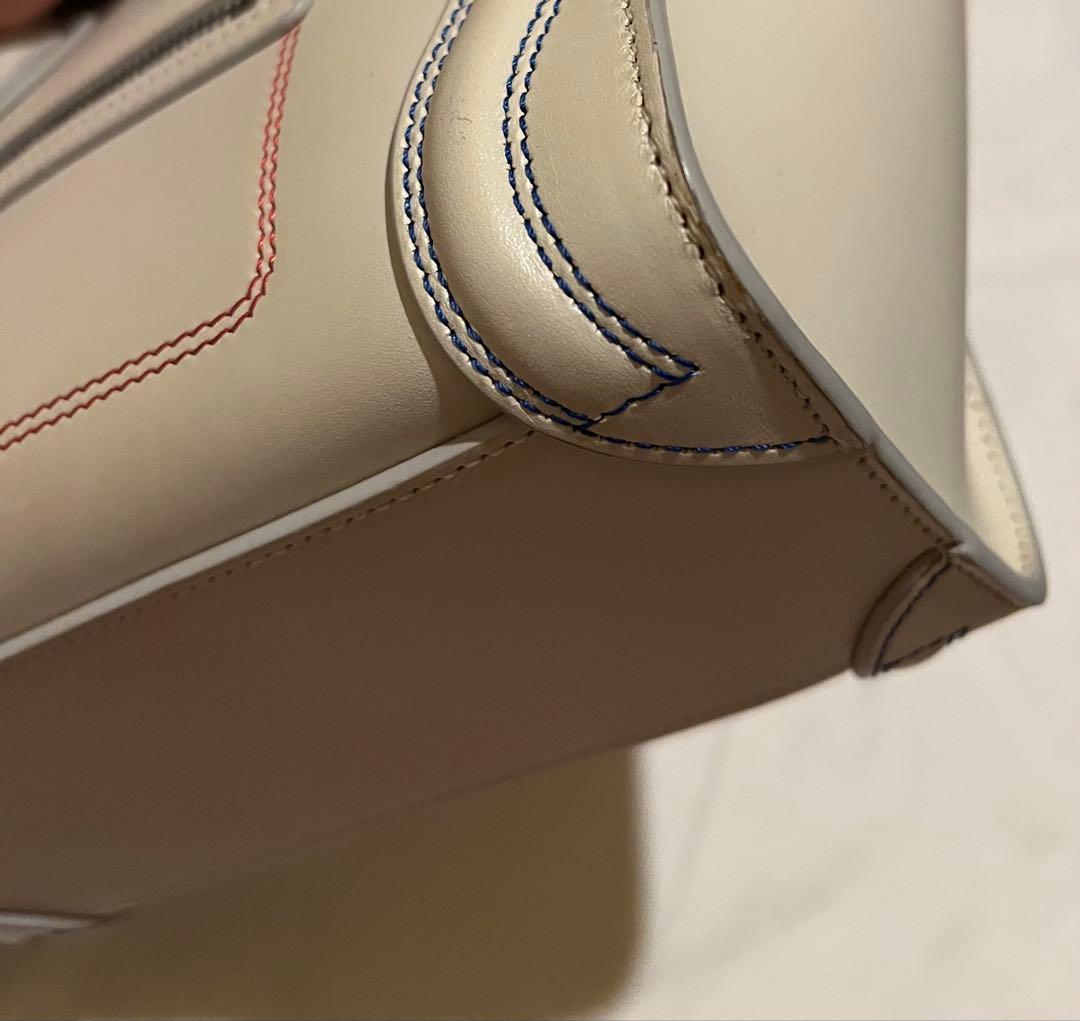 美品　セリーヌ ラゲージ　ナノ　マルチカラーステッチ　ショルダー