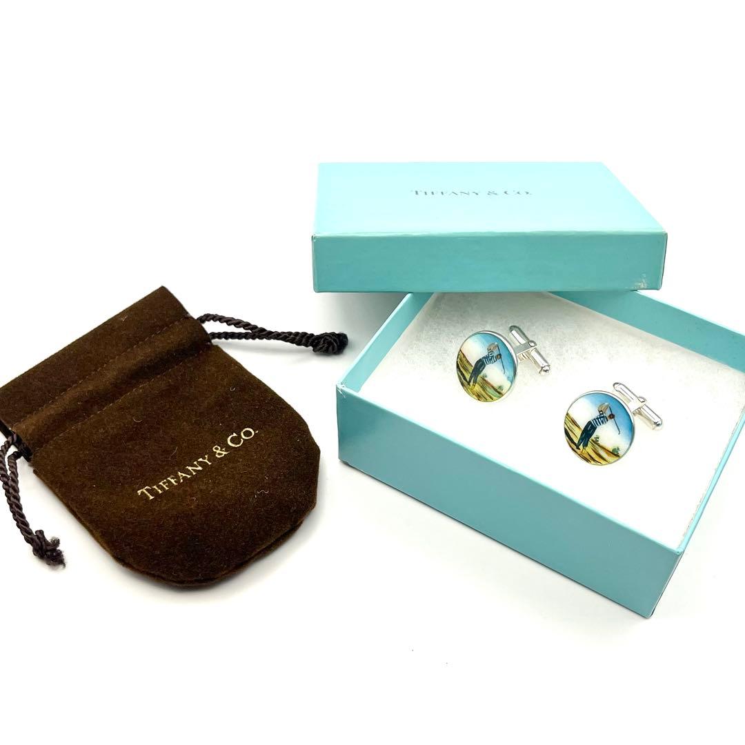 【希少】ティファニー ヴィンテージ ゴルフモチーフ カフス