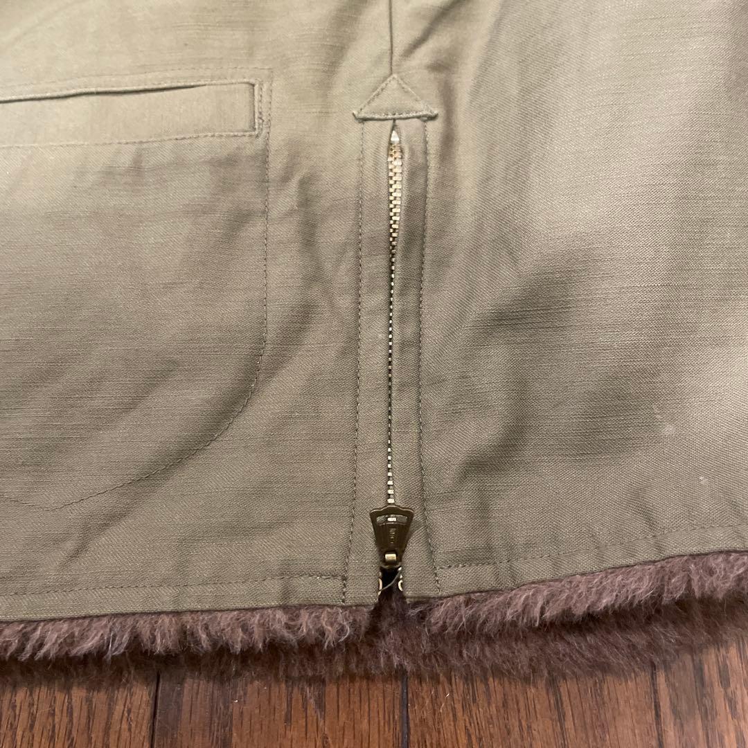 BUTCHER PRODUCTS アルパカ ベスト オリーブ サイズ40