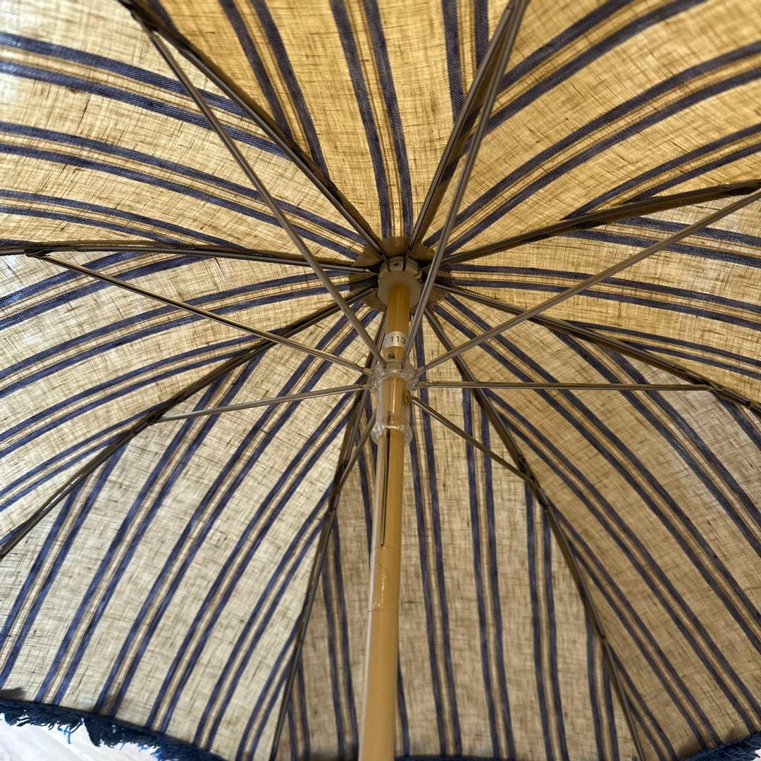 【完売商品/最終値下げ】Tabrik（タブリク） 日傘 ブルーストライプ