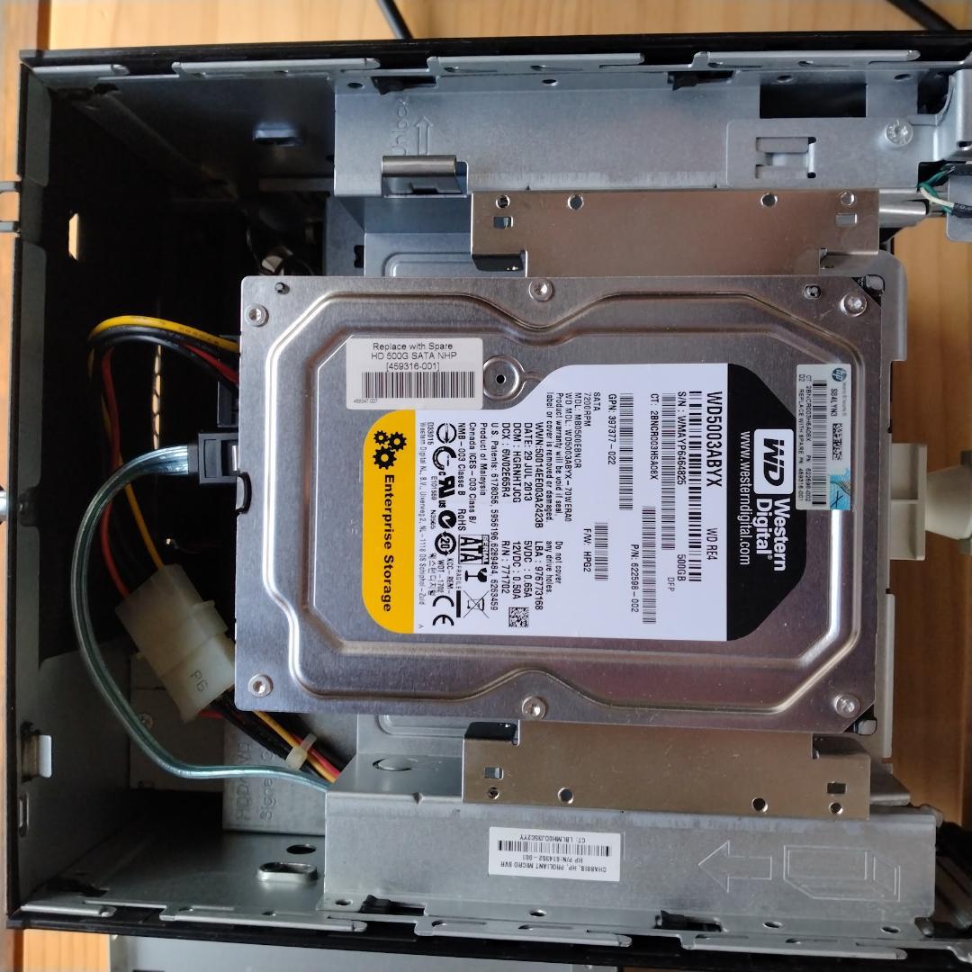 サーバー HP ProLiant MicroServer N54L