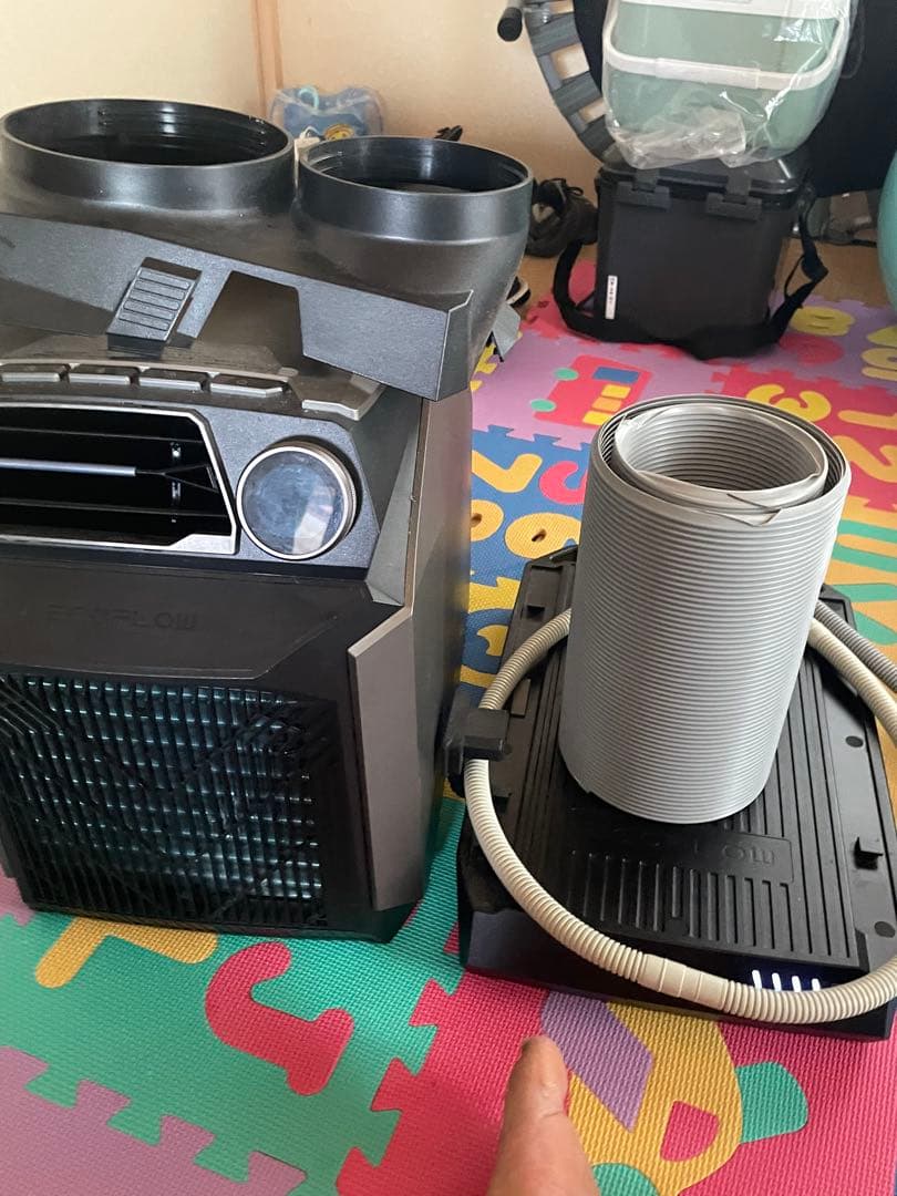 s*8様 ecoflow wave 数回使用、傷あり、バッテリー付き