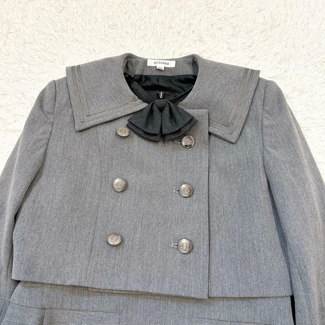 アリサナ　キッズフォーマルスーツ　セレモニー　卒服　制服　グレー　160