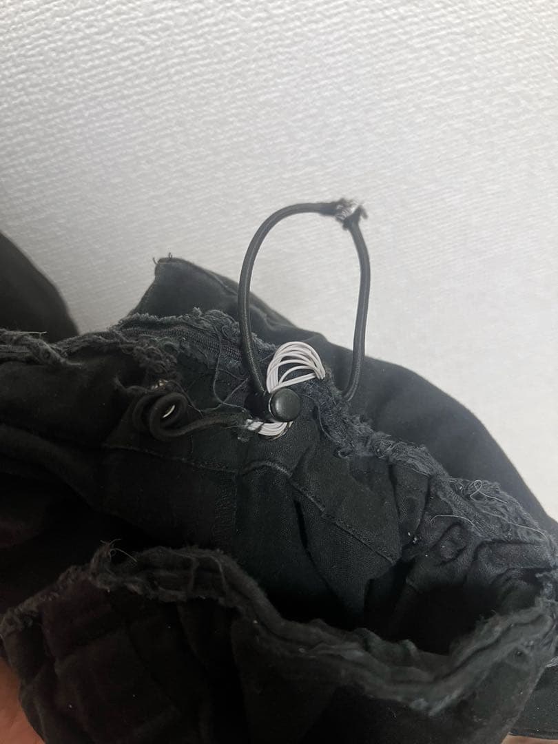 GRANCY ジップデザイン カーゴパンツ ブラック M