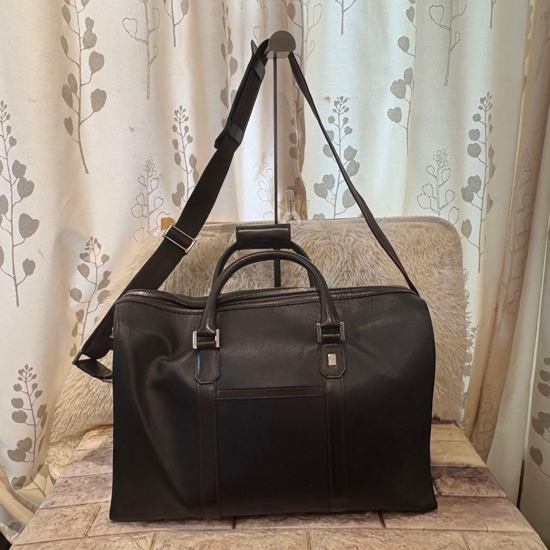 ダンヒル　2way レザー　ボストン　バック　W44H31D18