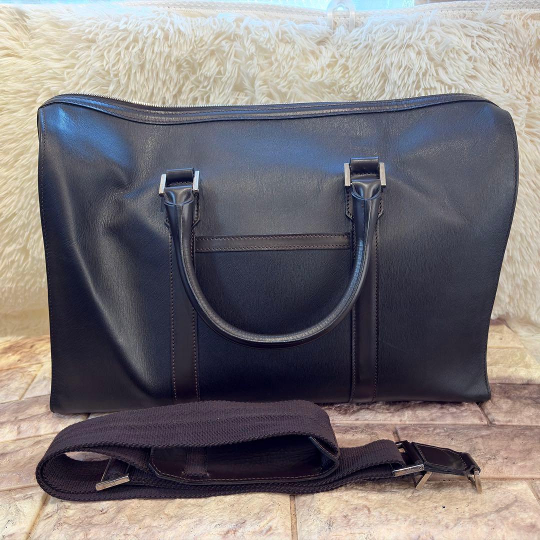 ダンヒル　2way レザー　ボストン　バック　W44H31D18