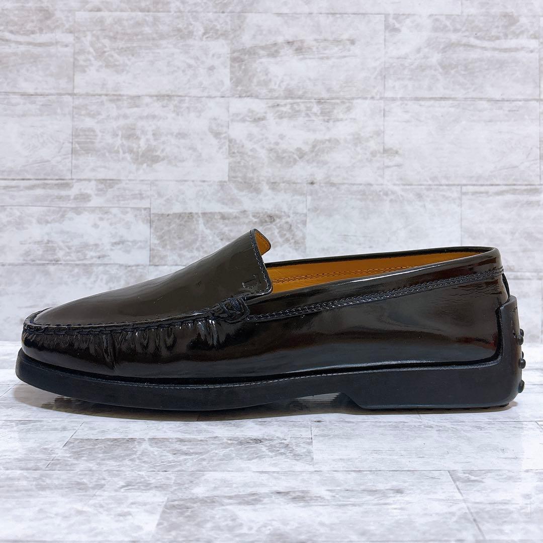 極美品✨TODS トッズ ゴンミーニ パテントレザー ローファー 箱付 25cm