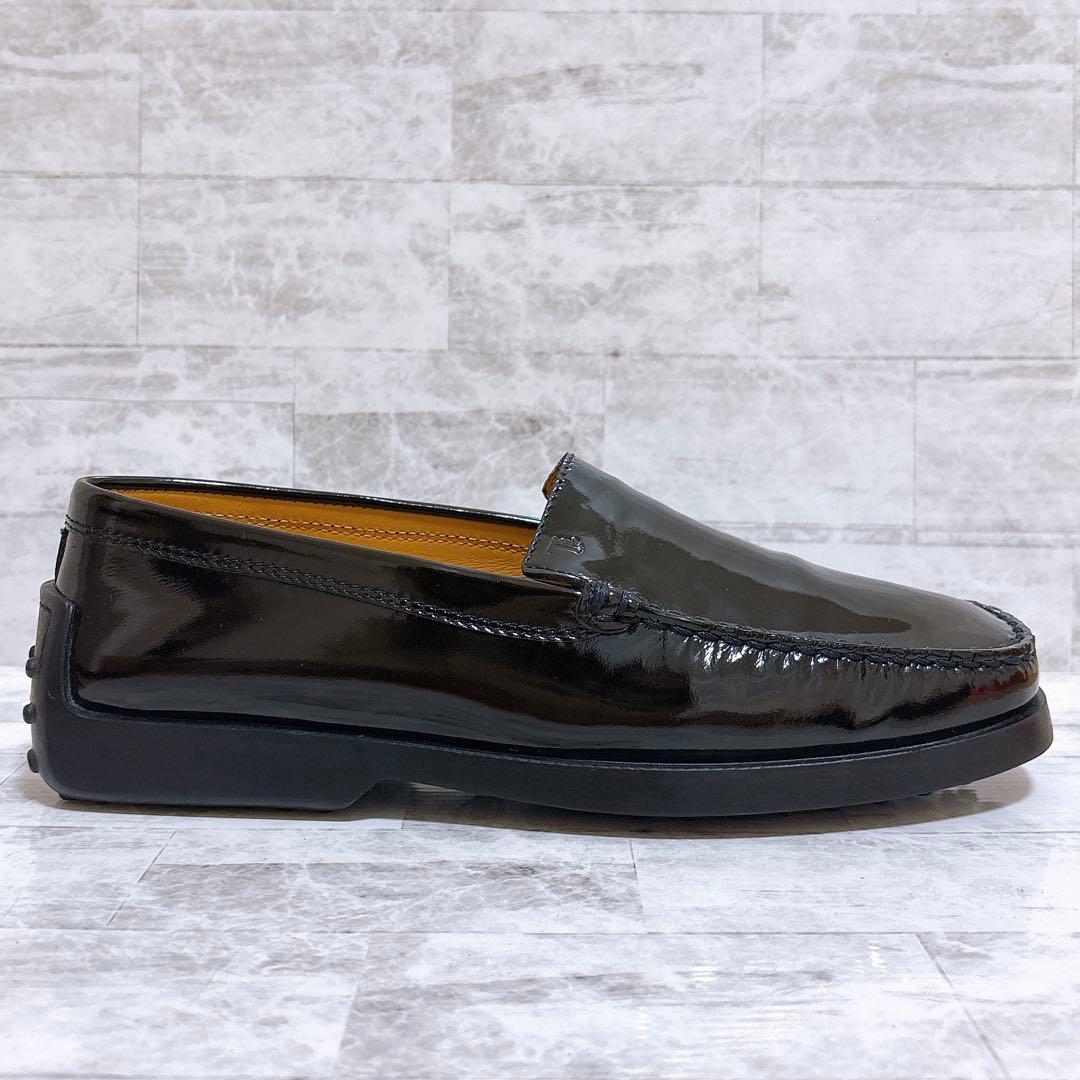 極美品✨TODS トッズ ゴンミーニ パテントレザー ローファー 箱付 25cm
