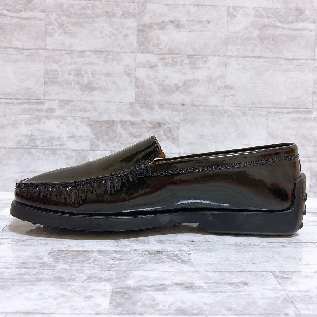 極美品✨TODS トッズ ゴンミーニ パテントレザー ローファー 箱付 25cm