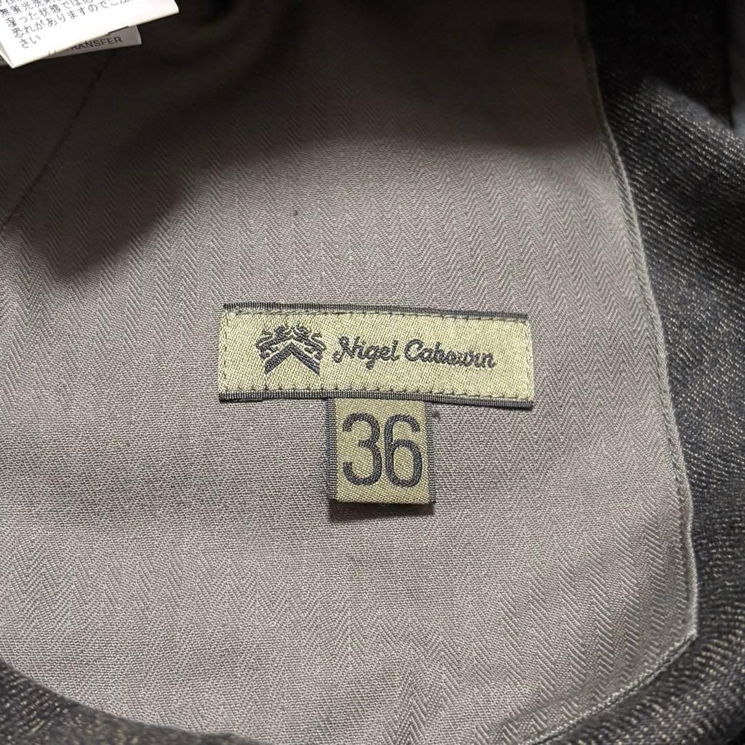 ✨新品未使用✨24AW✨ナイジェルケーボン　フレンチワークパンツ　ヘンプ　36