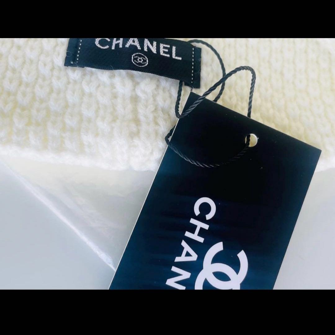 メル様　ノベルティ　白　ニット帽