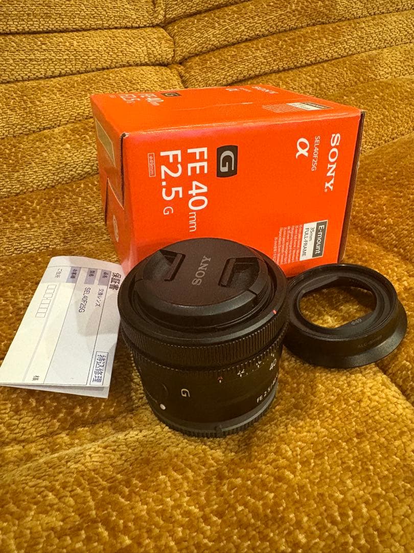 SONY FE 40mm F2.5 G 単焦点レンズ