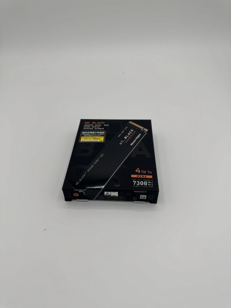 WD_BLACK SN850X 4TB NVMe SSD　①