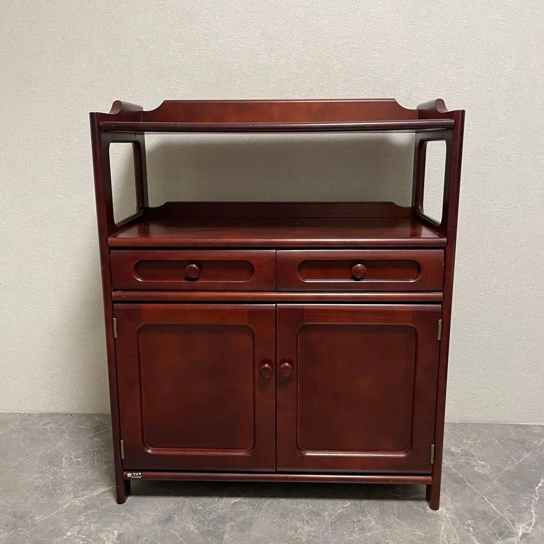 オールドカリモク　キャビネット　電話台 FAX台　花台 古家具　ヴィンテージ