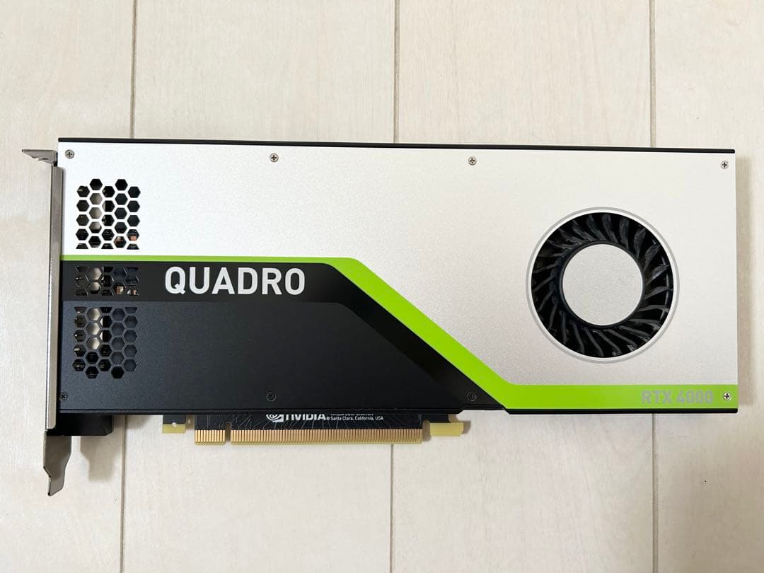 NVIDIA Quadro RTX 4000 8GB GDDR6 グラフィック