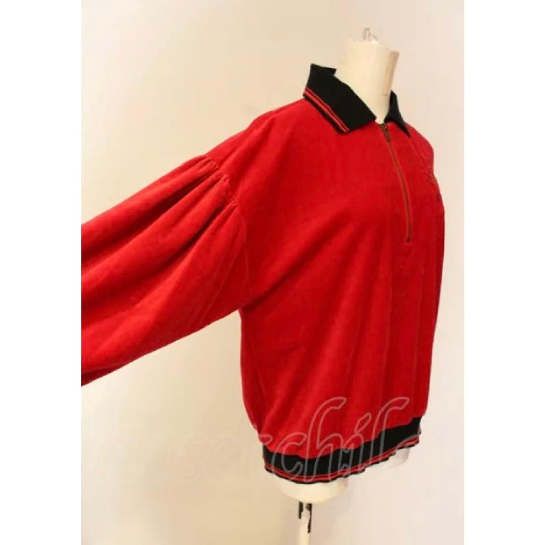 vivienne westwood ベロア ハーフジップ トップス トレーナー