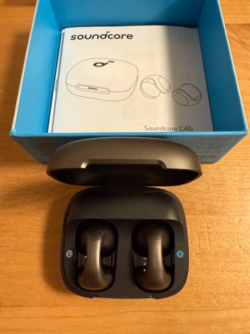 soundcore C40i ワイヤレスイヤホン ダークグレー