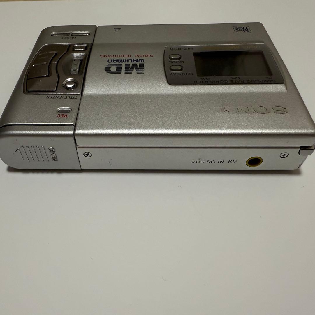 Sony MD ウォークマン　MZ-R50 + マイク　ECM-MS907