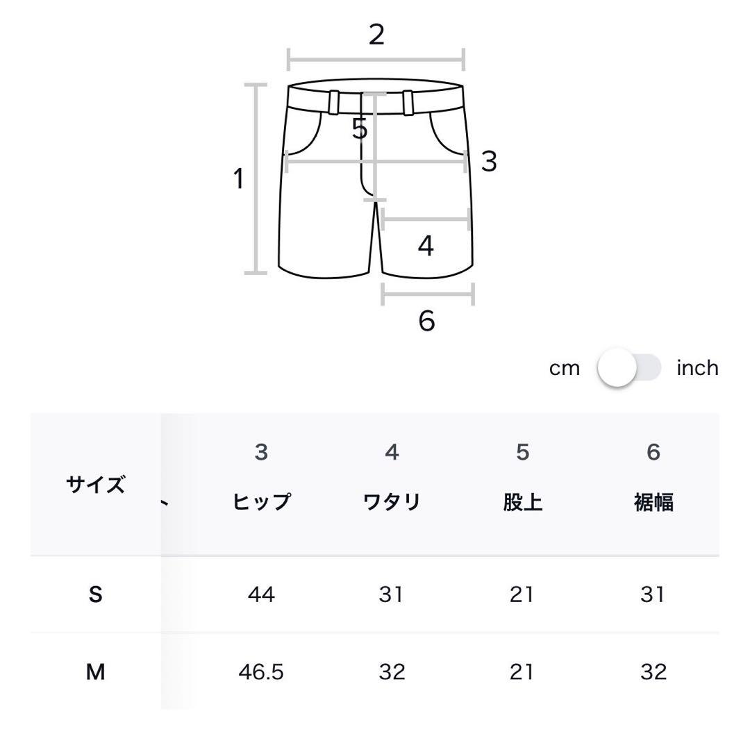 CRANK SEOUL ストライプショートパンツ グレー