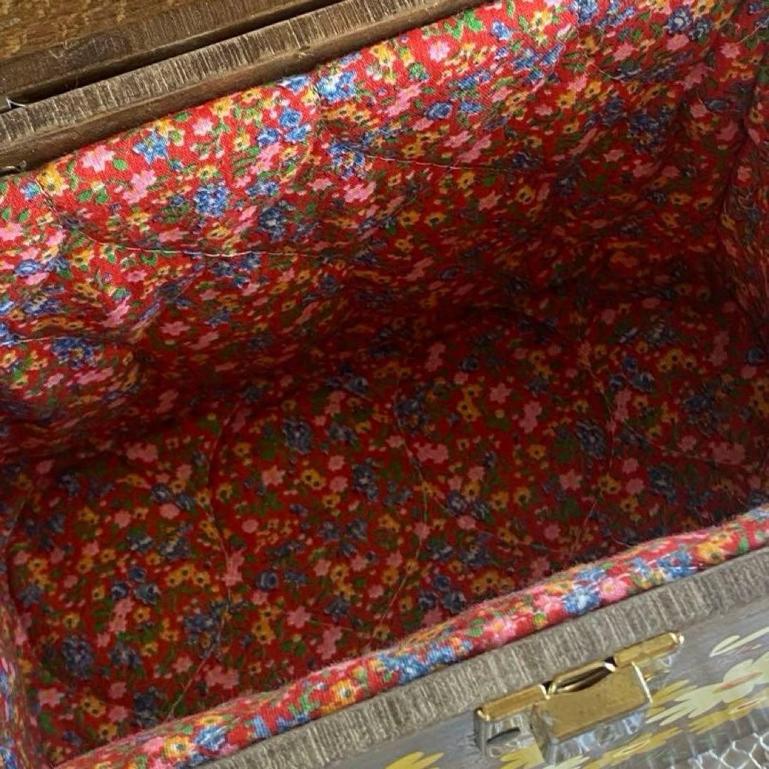 ヴィンテージ カロナン バスケット ウッドバスケット