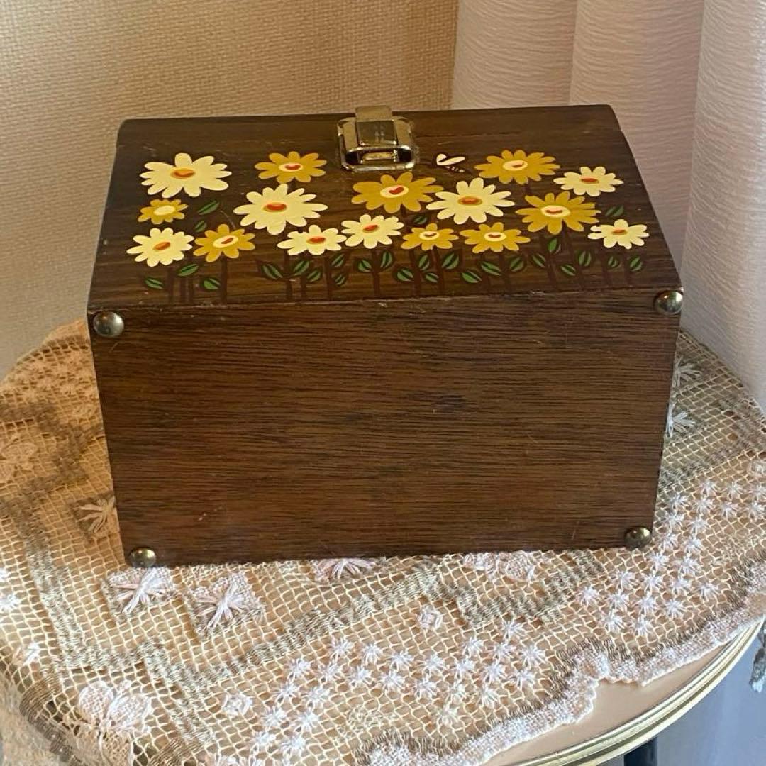 ヴィンテージ カロナン バスケット ウッドバスケット