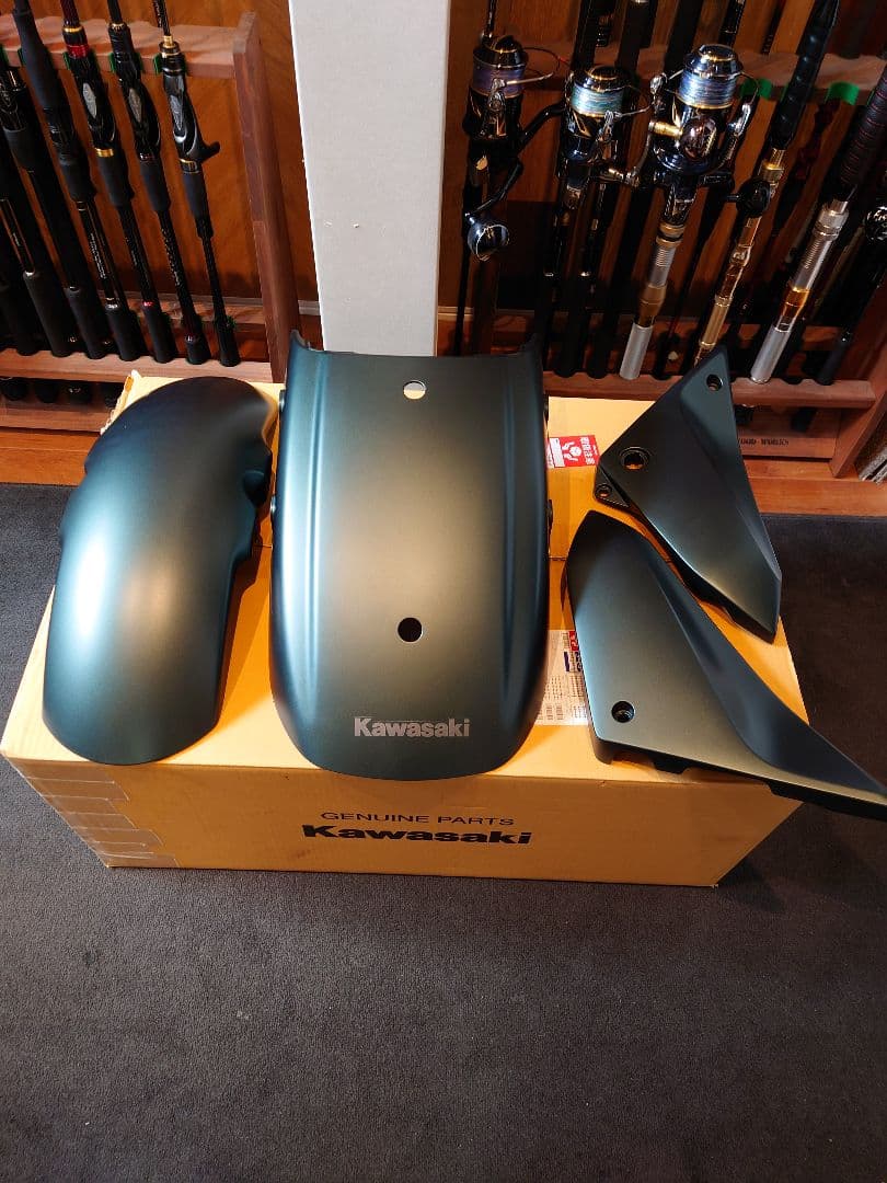 Kawasaki エリミネーター SE 400 タンク グリーン