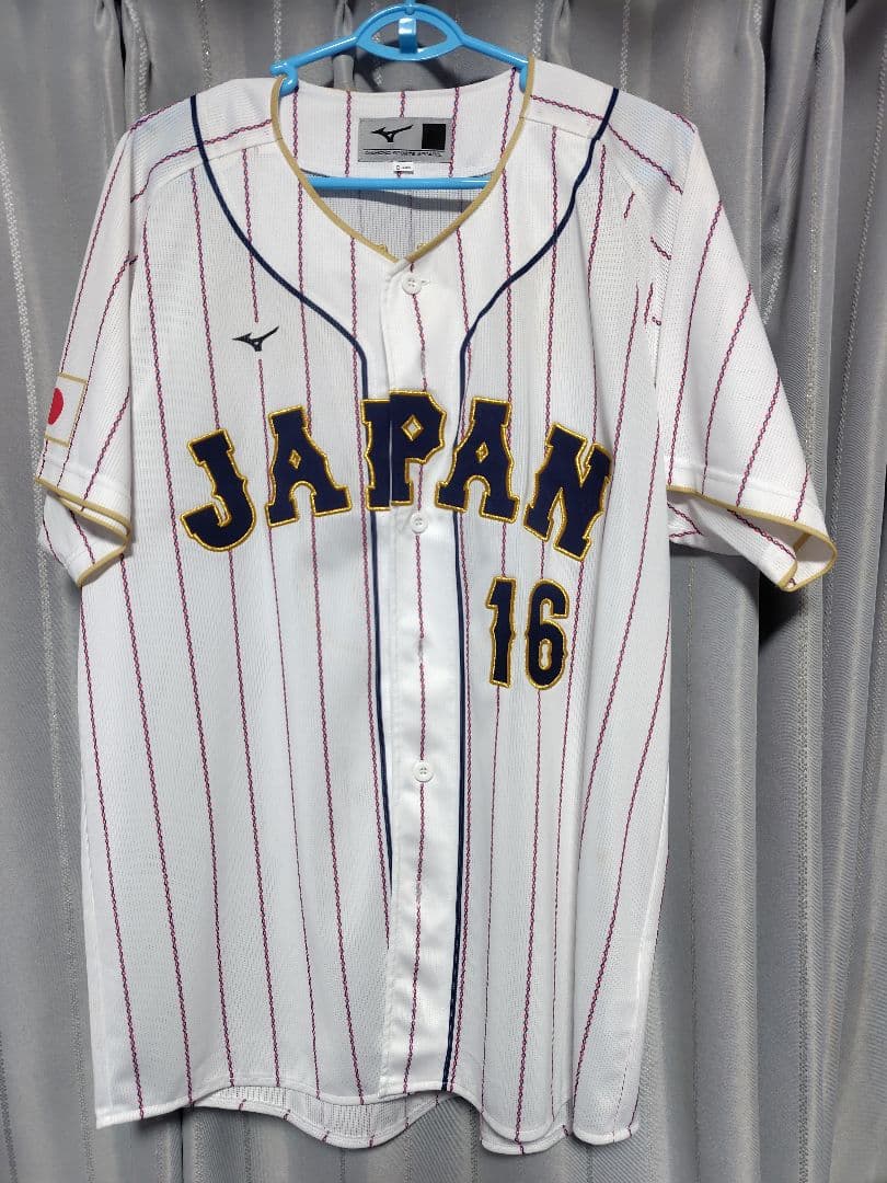 か*べ様 2023年WBC日本代表 レプリカユニフォーム 大谷翔平16 Oサイズ