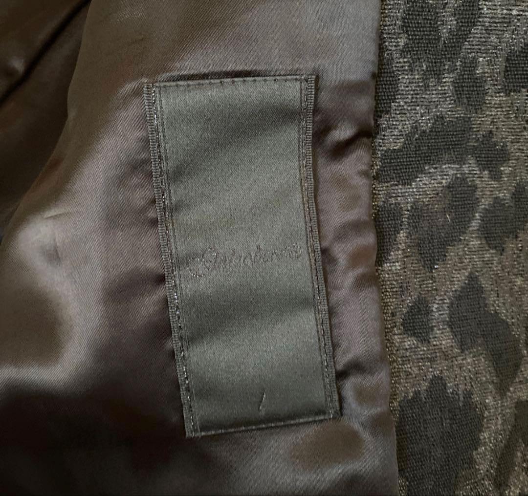 極美品 ガラアーベント GalaabenD ヒョウ柄 タキシードジャケット