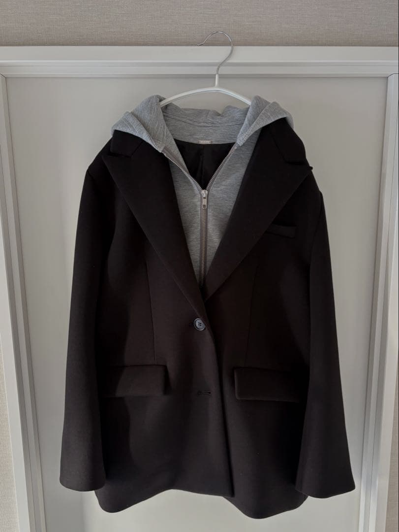 Mila Owen　フードドッキングシングルブレストジャケット