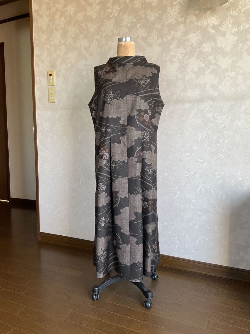 着物リメイクワンピース