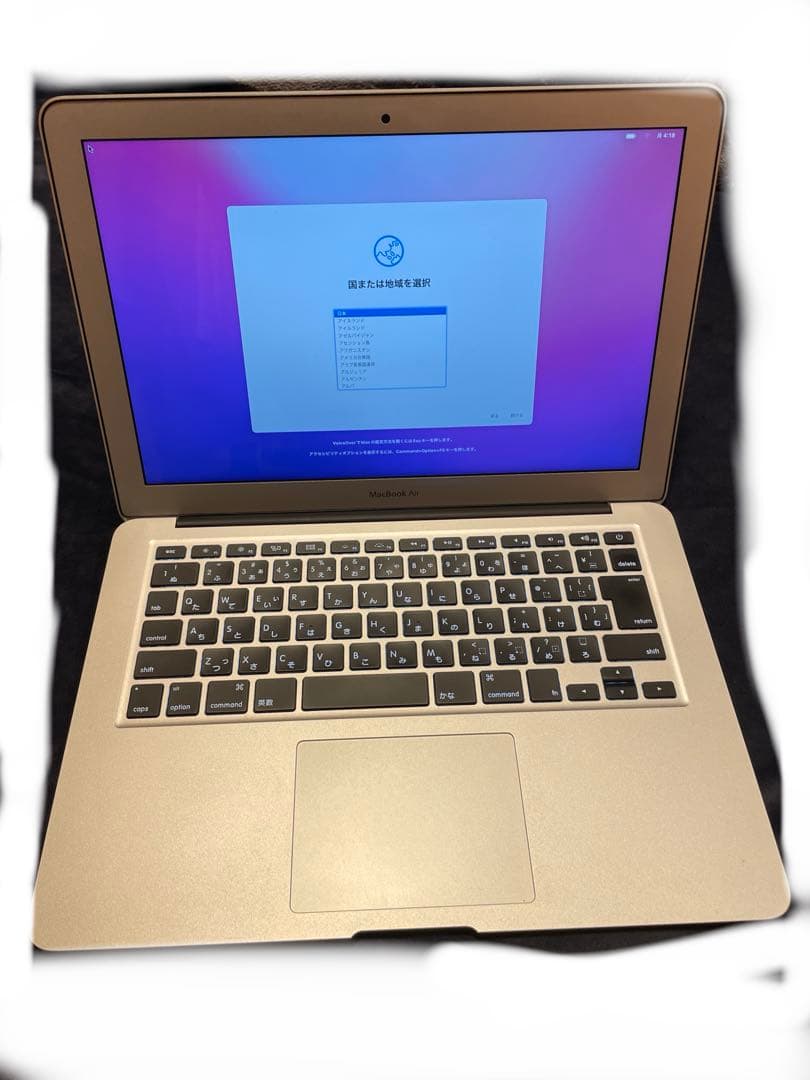 MacBook Air 13インチ 2015 A1466 初期化済 箱付属品あり