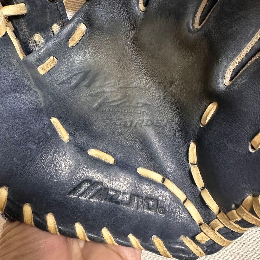 ミズノプロフルオーダーBIG Mマーク軟式グローブ 岸本耕作焼印・交渉可能です