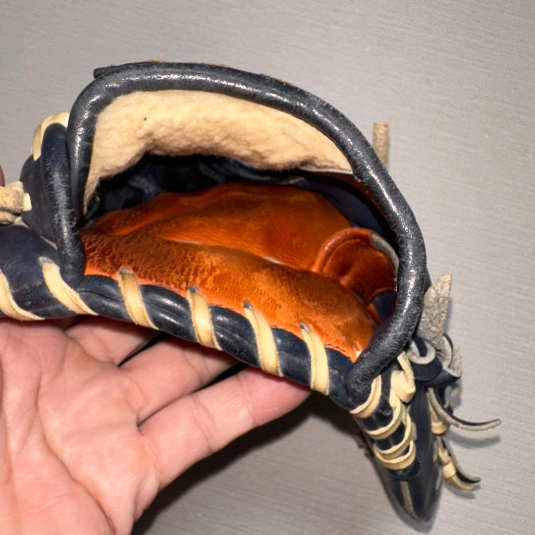 ミズノプロフルオーダーBIG Mマーク軟式グローブ 岸本耕作焼印・交渉可能です