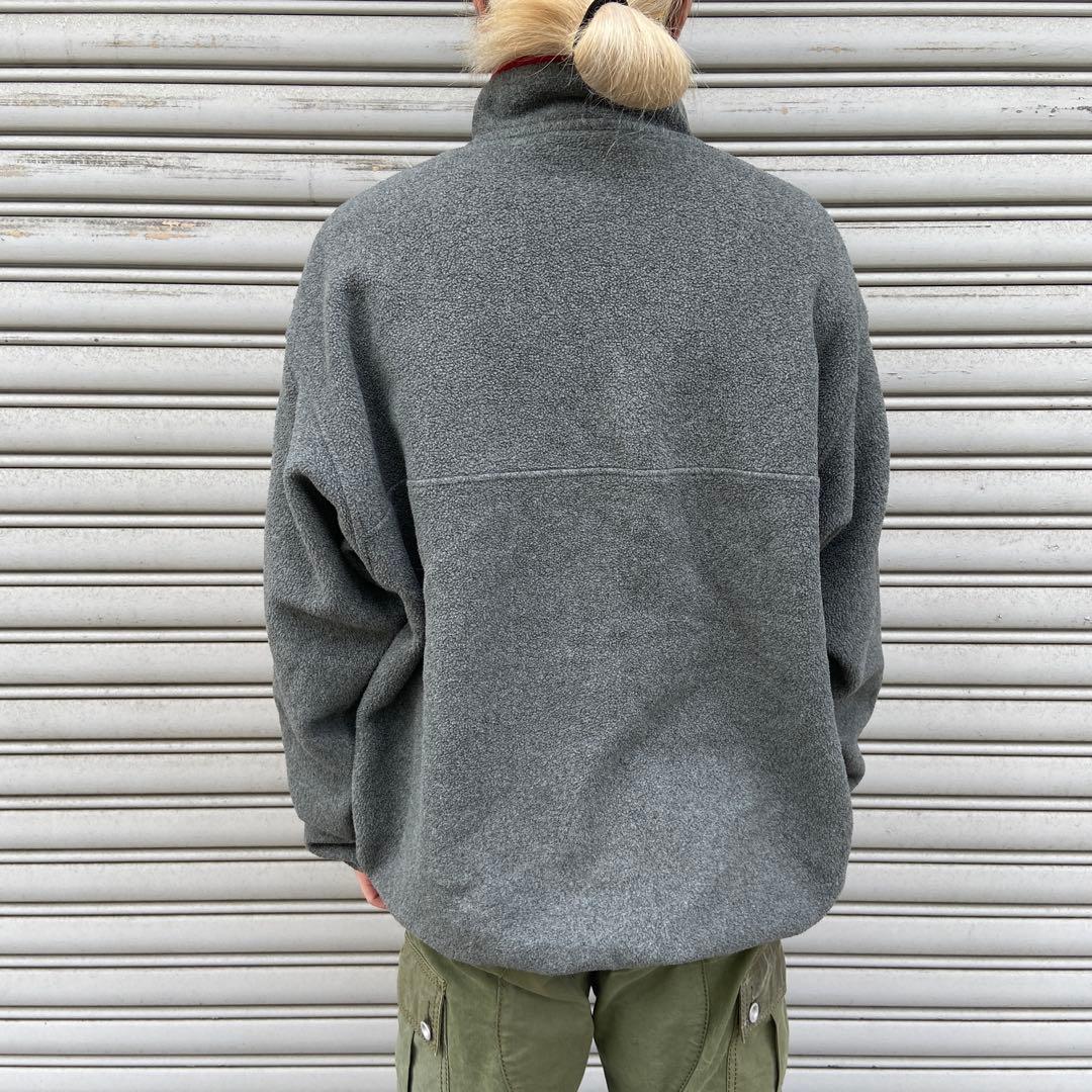 patagonia☆パタゴニア☆シンチラスナップT☆フリース☆グレー☆L☆14年