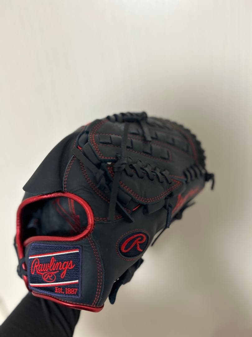 Rawlings 軟式グローブ Wing Tip ネイビー/レッド