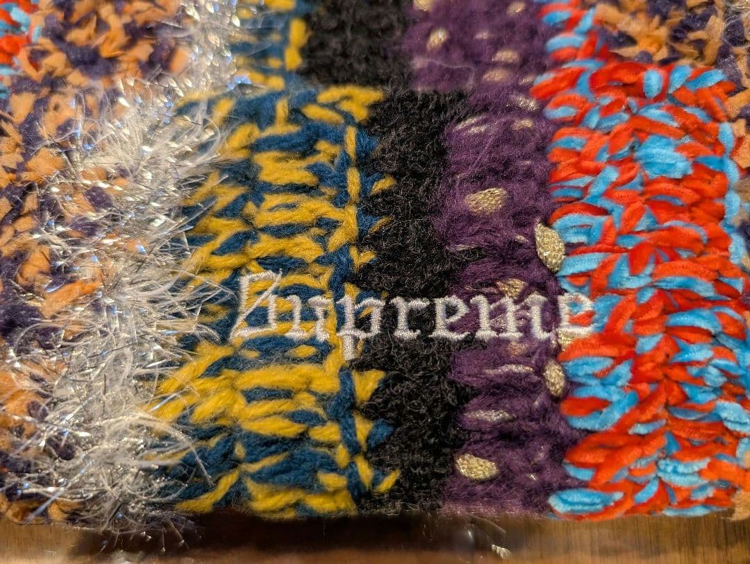Supreme　Tinsel Stripe Beanie