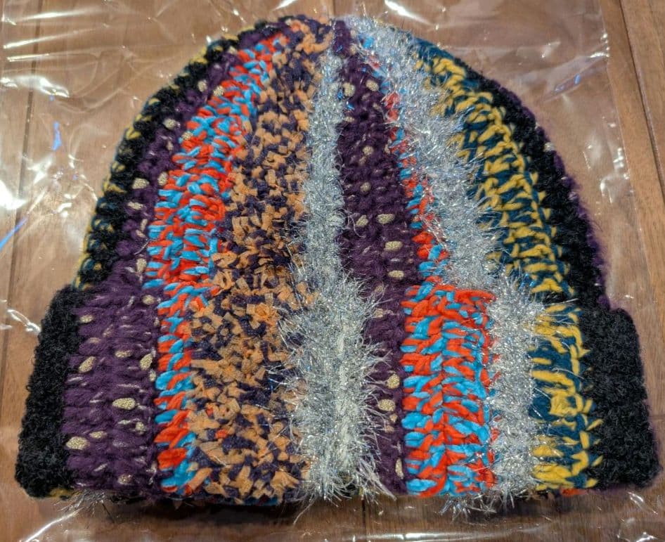 Supreme　Tinsel Stripe Beanie